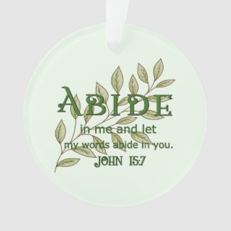 Abide In Me Ornament