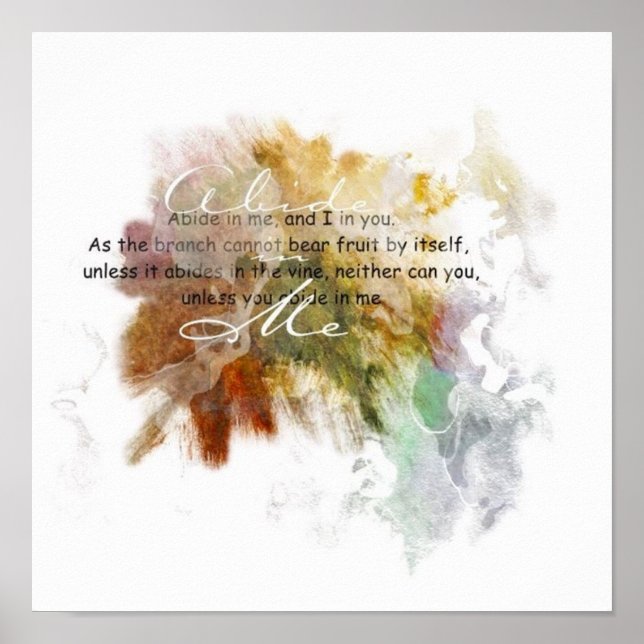 Abide in Me Poster (Front)