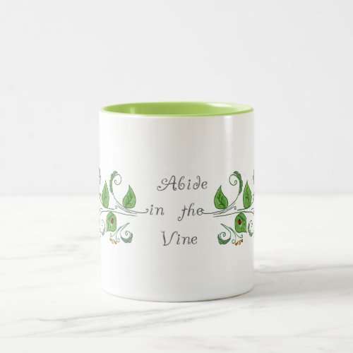 Abide in the Vine Scripture Mug