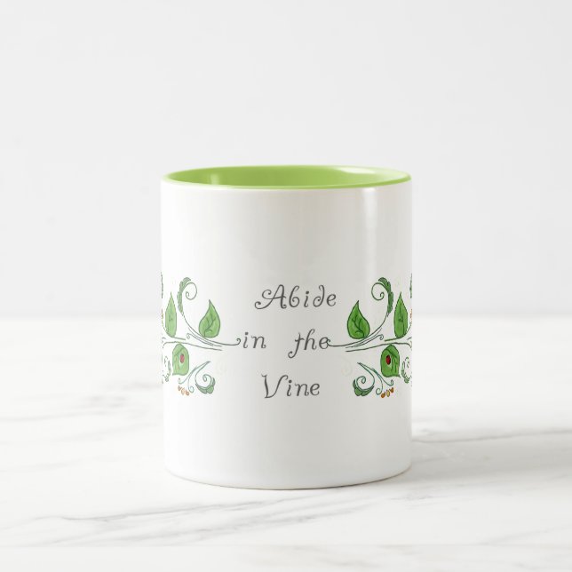 Abide in the Vine Scripture Mug (Center)