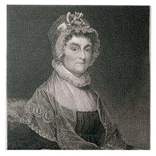 Abigail Adams, engraved by G.F. Storm (fl.c.1834) Ceramic Tile
