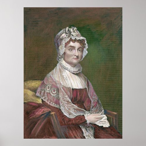 Abigail Adams later in life by Gilbert Stuart Poster