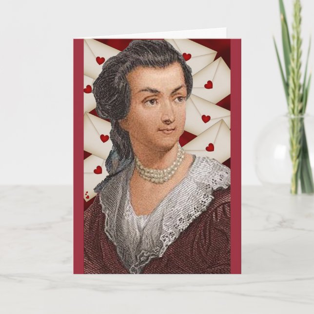 Abigail Adams love letters Holiday Card (Front)