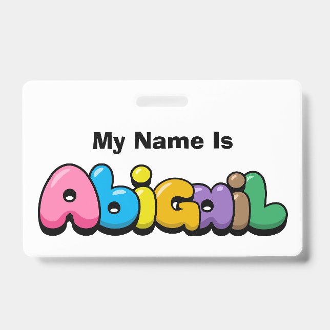 Abigail Badge (Front)