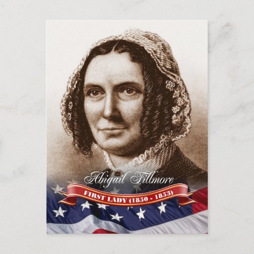 Abigail Fillmore First Lady of the US Postcard