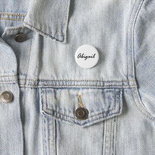 Abigail name button