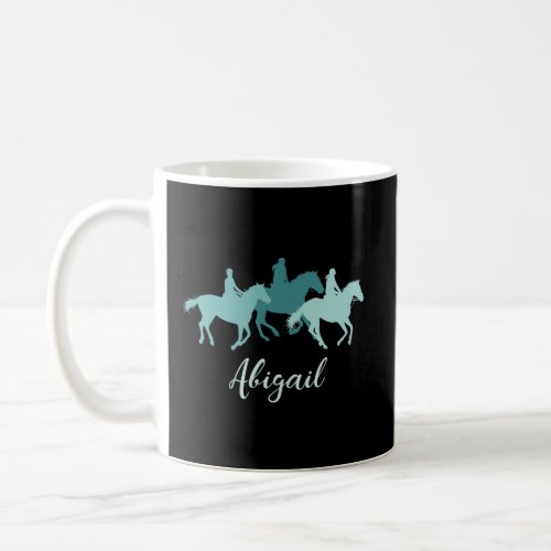 Abigail Name Gift Personalized Horse Girl Coffee Mug