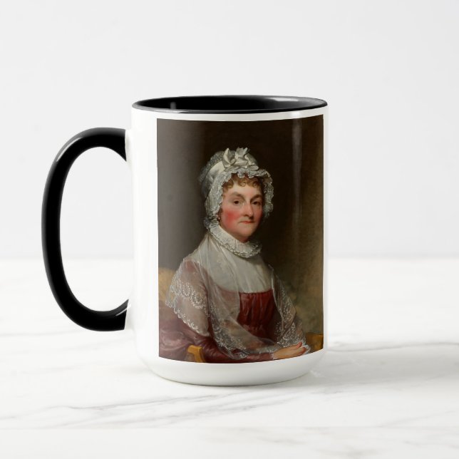 Abigail Smith Adams by Gilbert Stuart Mug (Left)