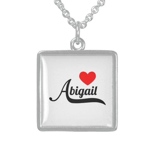 Abigail Sterling Silver Necklace (Front)