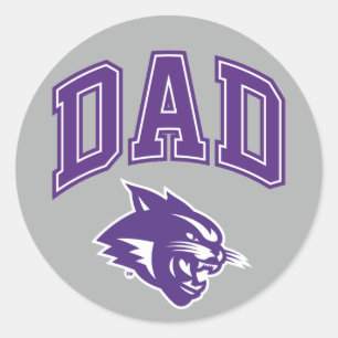 Abilene Christian Dad Classic Round Sticker