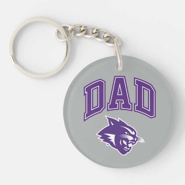 Abilene Christian Dad Keychain (Front)