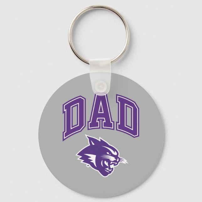 Abilene Christian Dad Keychain (Front)