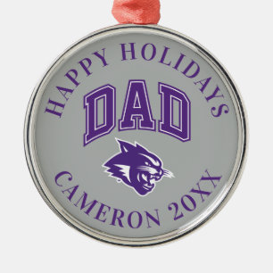 Abilene Christian Dad Metal Ornament