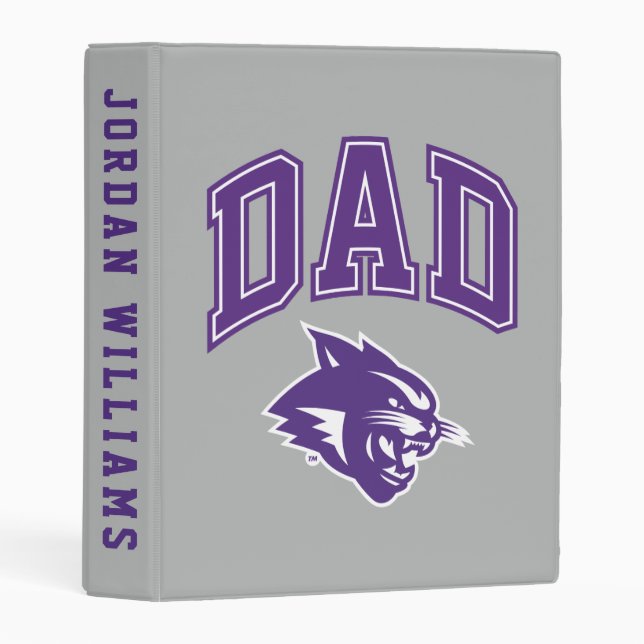 Abilene Christian Dad Mini Binder (Front/Spine)