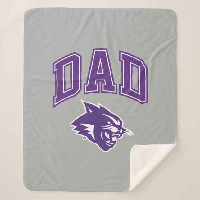 Abilene Christian Dad Sherpa Blanket (Front)