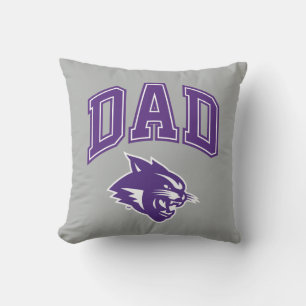 Abilene Christian Dad Throw Pillow