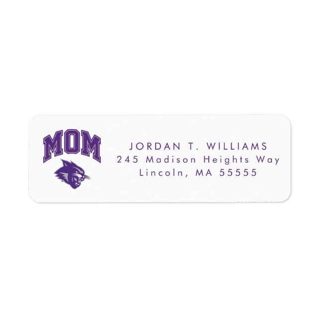 Abilene Christian Mom Label (Front)