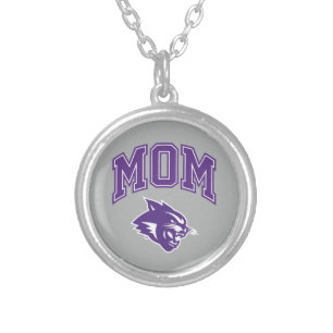 Abilene Christian Mom Silver Plated Necklace