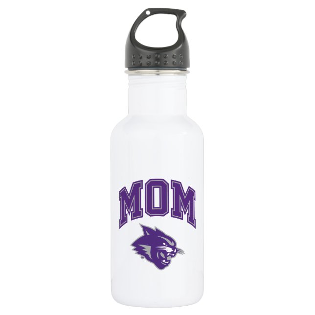 Abilene Christian Mom Stainless Steel Water Bottle (Front)
