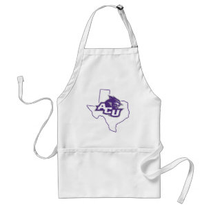 Abilene Christian State Love Adult Apron