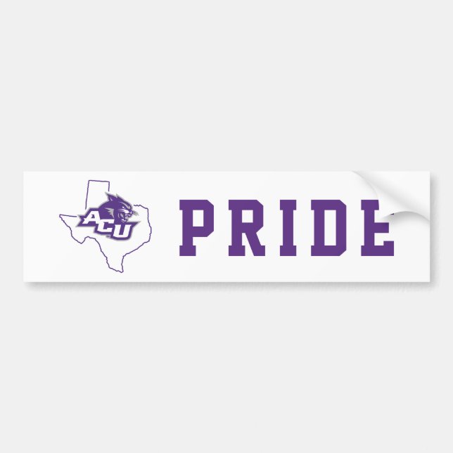 Abilene Christian State Love Bumper Sticker (Front)