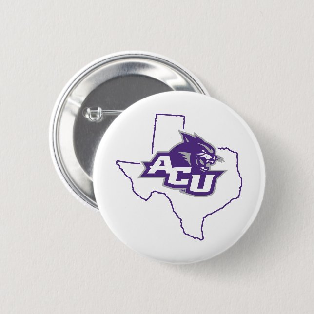 Abilene Christian State Love Button (Front & Back)