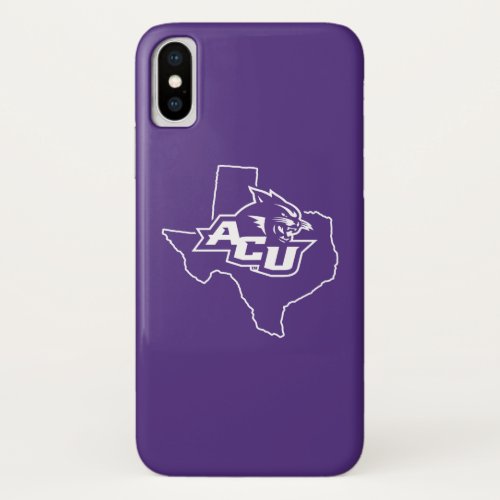 Abilene Christian State Love iPhone X Case