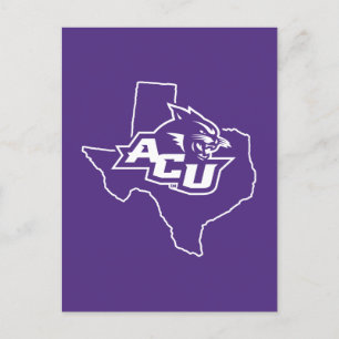 Abilene Christian State Love Invitation Postcard