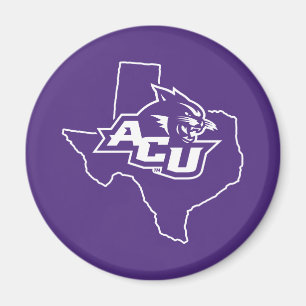 Abilene Christian State Love Magnet