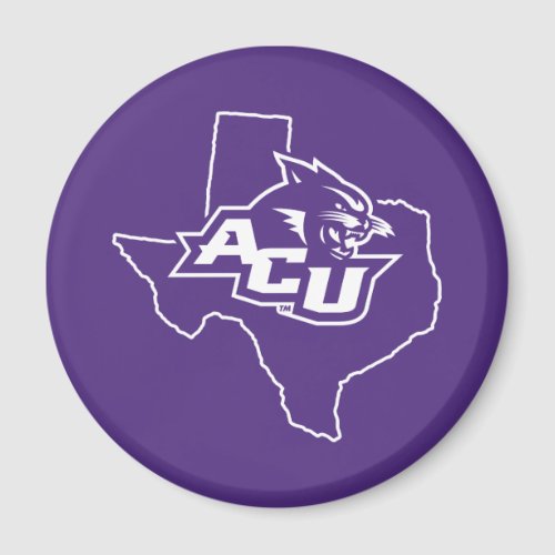 Abilene Christian State Love Magnet