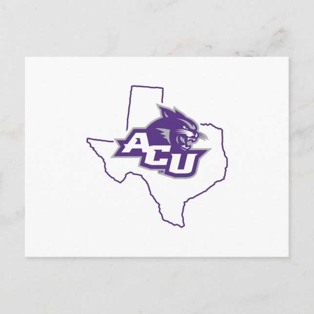 Abilene Christian State Love Postcard (Front)
