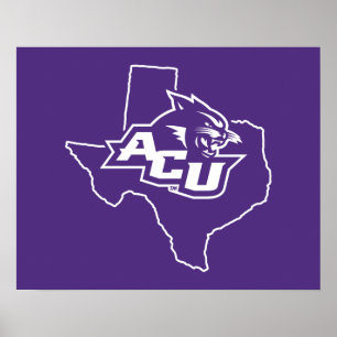 Abilene Christian State Love Poster