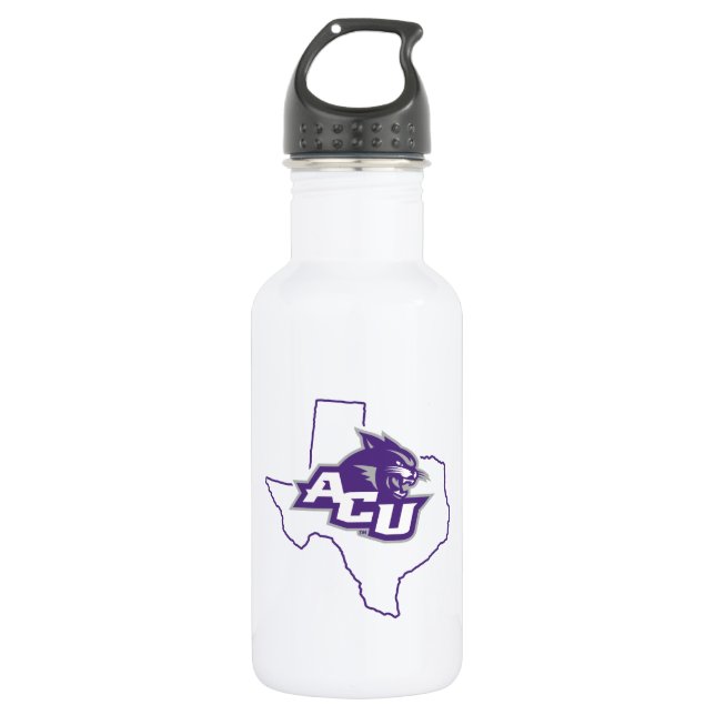 Abilene Christian State Love Stainless Steel Water Bottle (Front)