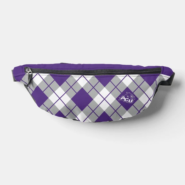 Abilene Christian University Argyle Pattern Fanny Pack (Lay Down)