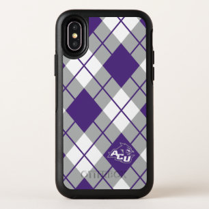 Abilene Christian University Argyle Pattern OtterBox Symmetry iPhone XS Case