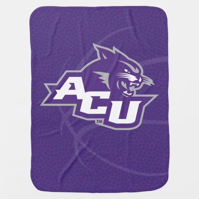Abilene Christian University Basketball Baby Blanket (Front)