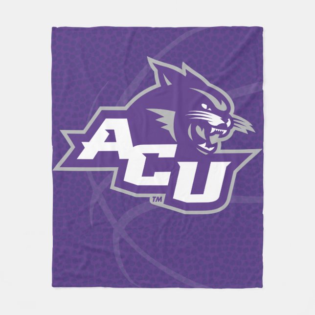 Abilene Christian University Basketball Fleece Blanket (Front)