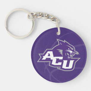 Abilene Christian University Basketball Keychain