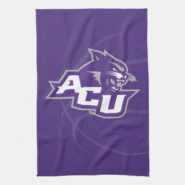 Abilene Christian University Basketball Kitchen Towel (Vertical)