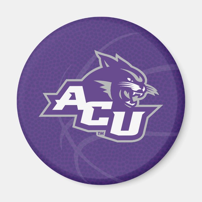Abilene Christian University Basketball Magnet (Front)