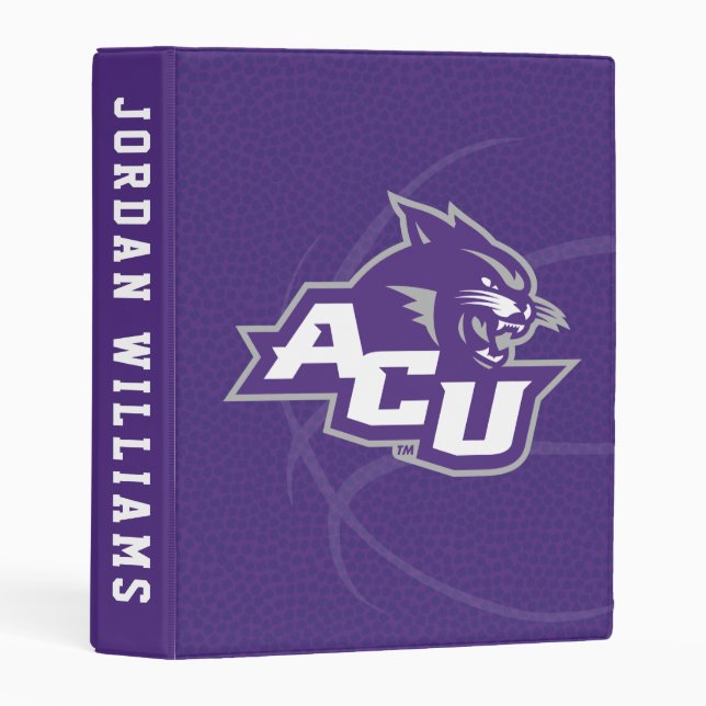 Abilene Christian University Basketball Mini Binder (Front/Spine)