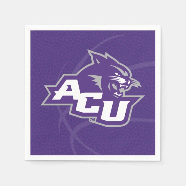 Abilene Christian University Basketball Napkins (Front)