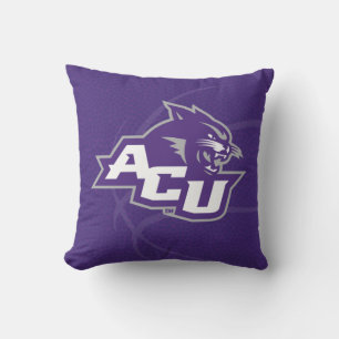 Abilene Christian University Basketball Throw Pillow