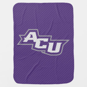 Abilene Christian University Carbon Fiber Pattern Baby Blanket