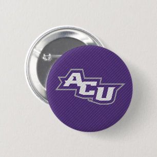 Abilene Christian University Carbon Fiber Pattern Button