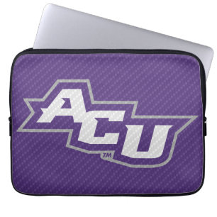 Abilene Christian University Carbon Fiber Pattern Laptop Sleeve