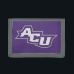Abilene Christian University Carbon Fiber Pattern Trifold Wallet<br><div class="desc">Check out these Abilene Christian University designs! Show off your pride with these new University products. These make the perfect gifts for the ACU student,  alumni,  family,  friend or fan in your life. All of these Zazzle products are customizable with your name,  class year,  or club. Go WILDCATS!</div>