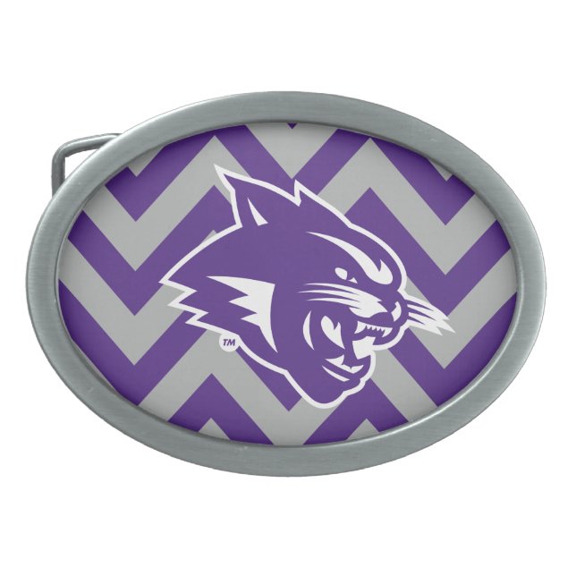 Abilene Christian University Chevron Pattern Belt Buckle (Front)