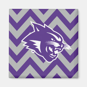 Abilene Christian University Chevron Pattern Magnet