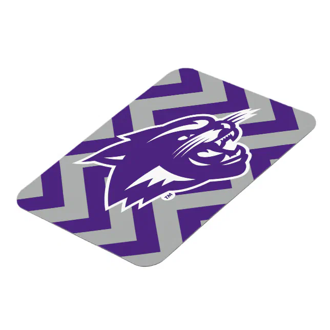 Abilene Christian University Chevron Pattern Magnet | Zazzle